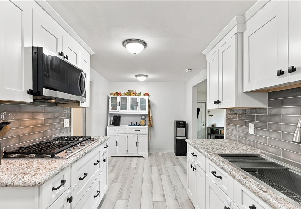 Updated kitchen at 134 Harding Road in Amherst NY