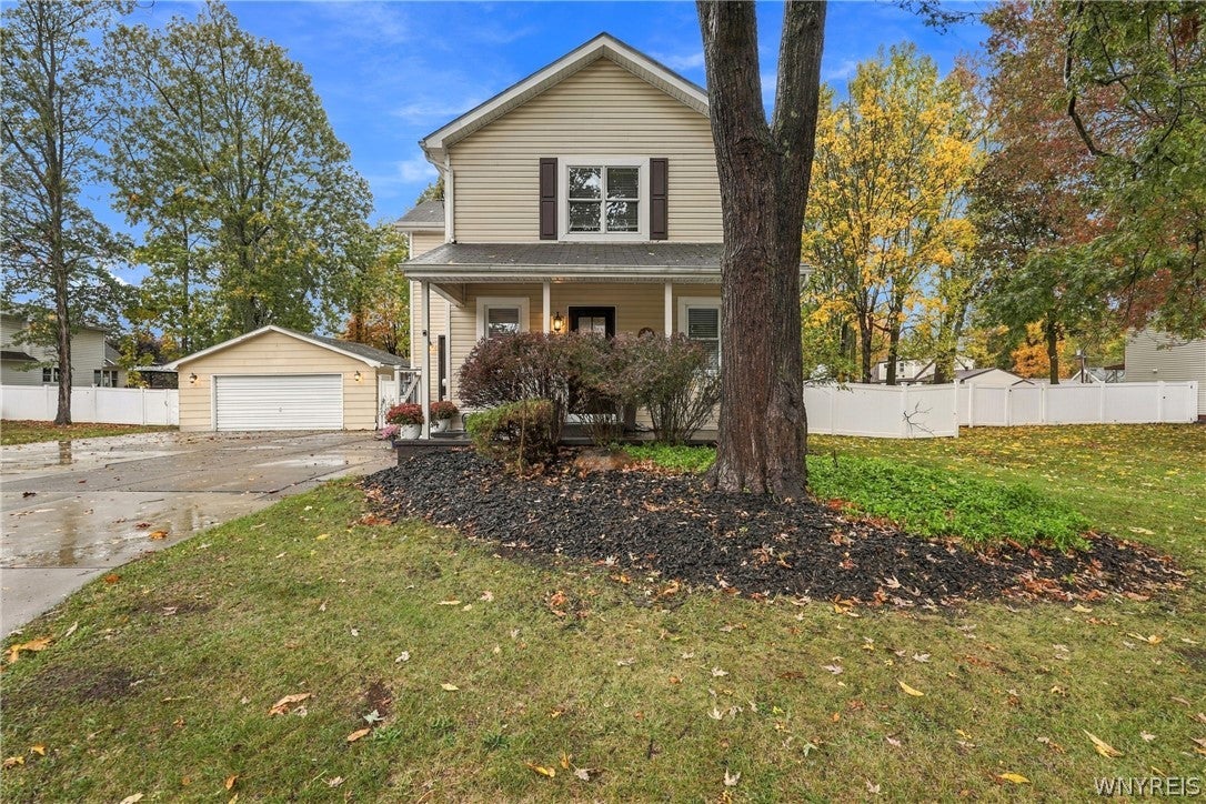 Updated Orchard Park NY colonial for sale at 26 Greenfield Street with detached garage